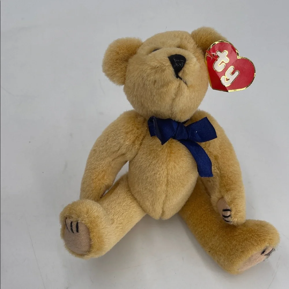 Ty Beanie Babies, Ty Attic Treasure 1992 1st Gen Tag Reggie the Jointed Bear